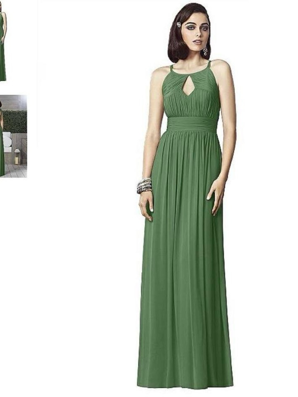 Dessy Collection Clover Halter Maxi Dress - Style no 2906
